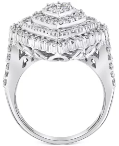 EFFY Collection ® Diamond Teardrop Cluster Ring (1-7/8 Ct. T.w.) In 14k White Gold -rings shop 19087305 fpx