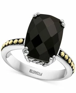 EFFY Collection ® Onyx Statement Ring In Sterling Silver & 18k Gold