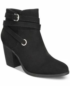 Style & Co Zolaa Block-Heel Booties, Created For Macy's -rings shop 19257939 fpx