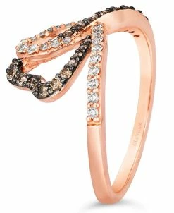 Le Vian Chocolate Diamond (1/4 Ct. T.w.) & Nude Diamond (1/4 Ct. T.w.) Interlocking Heart Ring In 14k Rose, Yellow Or White Gold 11 Le Vian Chocolate Diamond (1/4 Ct. T.w.) & Nude Diamond (1/4 Ct. T.w.) Interlocking Heart Ring In 14k Rose, Yellow Or White Gold -rings shop 19263095 fpx
