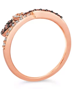 Le Vian Chocolate Diamond (1/4 Ct. T.w.) & Nude Diamond (1/4 Ct. T.w.) Interlocking Heart Ring In 14k Rose, Yellow Or White Gold 12 Le Vian Chocolate Diamond (1/4 Ct. T.w.) & Nude Diamond (1/4 Ct. T.w.) Interlocking Heart Ring In 14k Rose, Yellow Or White Gold -rings shop 19263131 fpx