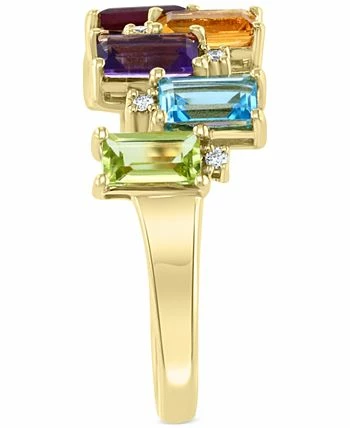 EFFY Collection ® Multi-Gemstone (2-1/5 Ct. T.w.) & Diamond (1/20 Ct. T.w.) Ring In 14k Gold 5 EFFY Collection ® Multi-Gemstone (2-1/5 Ct. T.w.) & Diamond (1/20 Ct. T.w.) Ring In 14k Gold - Image 5