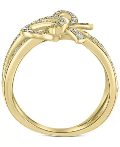EFFY Collection ® Diamond Ribbon Tie Statement Ring (1/2 Ct. T.w.) In 14k Gold -rings shop 19360560 fpx