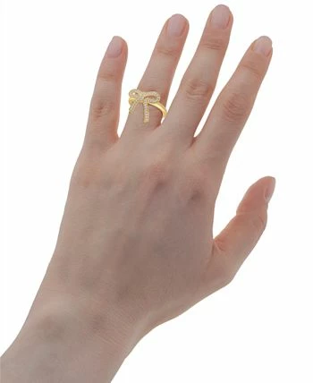 Wrapped Diamond Bow Ring (1/4 Ct. T.w.) In 14k Yellow Or Rose Gold, Created For Macy's 2 Wrapped Diamond Bow Ring (1/4 Ct. T.w.) In 14k Yellow Or Rose Gold, Created For Macy's - Image 2