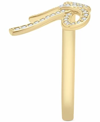 Wrapped Diamond Bow Ring (1/4 Ct. T.w.) In 14k Yellow Or Rose Gold, Created For Macy's 3 Wrapped Diamond Bow Ring (1/4 Ct. T.w.) In 14k Yellow Or Rose Gold, Created For Macy's - Image 3