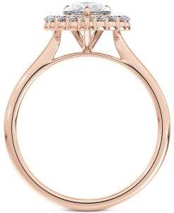 De Beers Forevermark Iamond Pear-Cut Halo Engagement Ring (7/8 Ct. T.w.) In 14k Rose Gold 8 De Beers Forevermark Iamond Pear-Cut Halo Engagement Ring (7/8 Ct. T.w.) In 14k Rose Gold -rings shop 19478774 fpx
