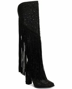 Jessica Simpson Women's Asire Fringe Tall Boots