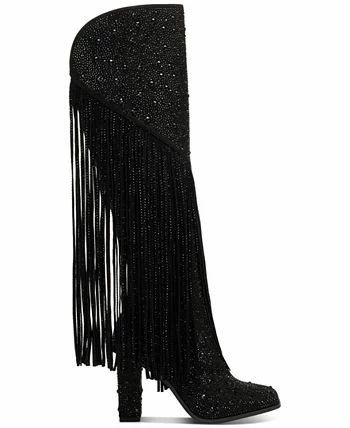 Jessica Simpson Women's Asire Fringe Tall Boots 2 Jessica Simpson Women's Asire Fringe Tall Boots - Image 2