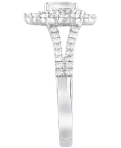 Macy's Diamond Pear Halo Ring (1 Ct. T.w.) In 14k White Gold 8 Macy's Diamond Pear Halo Ring (1 Ct. T.w.) In 14k White Gold -rings shop 19690263 fpx