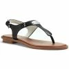 Michael Kors Women's MK Plate Flat Thong Sandals