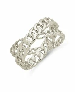 Sterling Forever Women's Avri Chain Ring