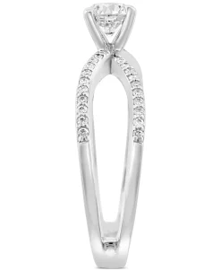 EFFY Collection ® Diamond Crisscross Solitaire Ring (5/8 Ct. T.w.) In 14k White Gold 10 EFFY Collection ® Diamond Crisscross Solitaire Ring (5/8 Ct. T.w.) In 14k White Gold -rings shop 19909574 fpx