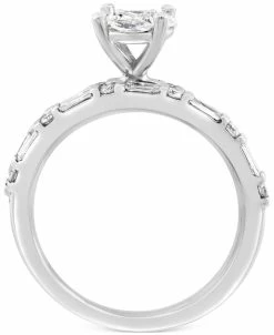 EFFY Collection ® Diamond Round Cluster Bridal Set (1-1/20 Ct. T.w.) In 14k White Gold 11 EFFY Collection ® Diamond Round Cluster Bridal Set (1-1/20 Ct. T.w.) In 14k White Gold -rings shop 19915534 fpx