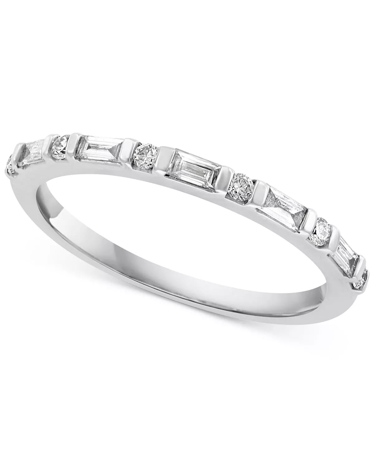 EFFY Collection ® Diamond Round Cluster Bridal Set (1-1/20 Ct. T.w.) In 14k White Gold 7 EFFY Collection ® Diamond Round Cluster Bridal Set (1-1/20 Ct. T.w.) In 14k White Gold - Image 7