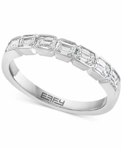 EFFY Collection ® Diamond Emerald-Cut Band (3/4 Ct. T.w.) In 14k White Gold