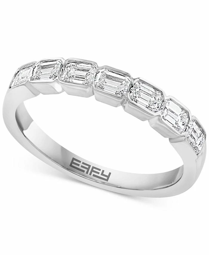 EFFY Collection ® Diamond Emerald-Cut Band (3/4 Ct. T.w.) In 14k White Gold 1 EFFY Collection ® Diamond Emerald-Cut Band (3/4 Ct. T.w.) In 14k White Gold