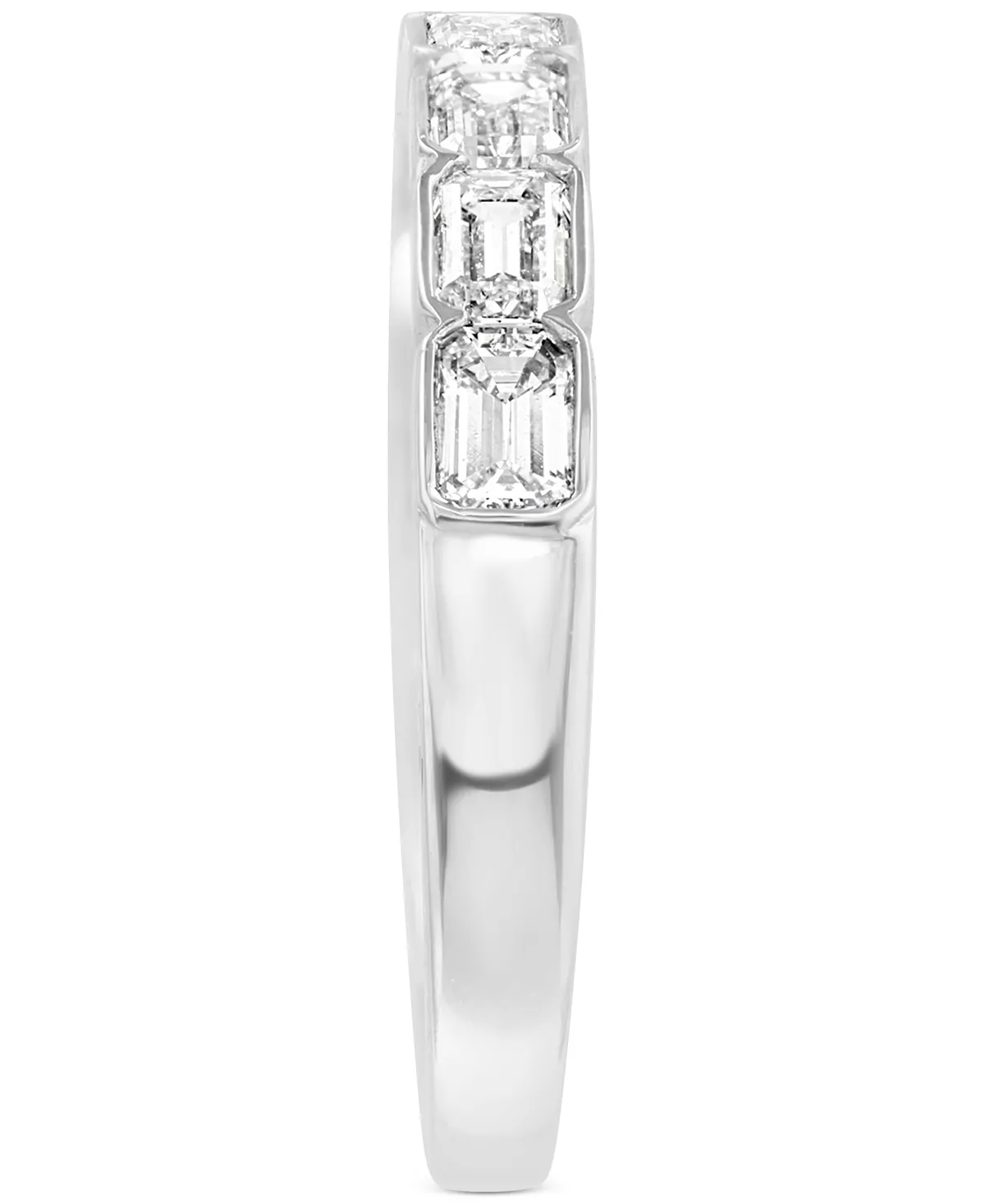 EFFY Collection ® Diamond Emerald-Cut Band (3/4 Ct. T.w.) In 14k White Gold 5 EFFY Collection ® Diamond Emerald-Cut Band (3/4 Ct. T.w.) In 14k White Gold - Image 5