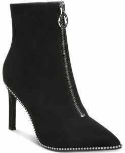 Bar III Women's Briget Front-Zip Booties, Created For Macy's