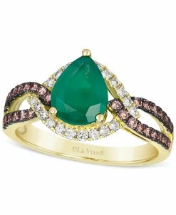 Le Vian New Emerald (1-1/2 Ct. T.w.) & Diamond (1/2 Ct. T.w.) Ring In 14k Gold