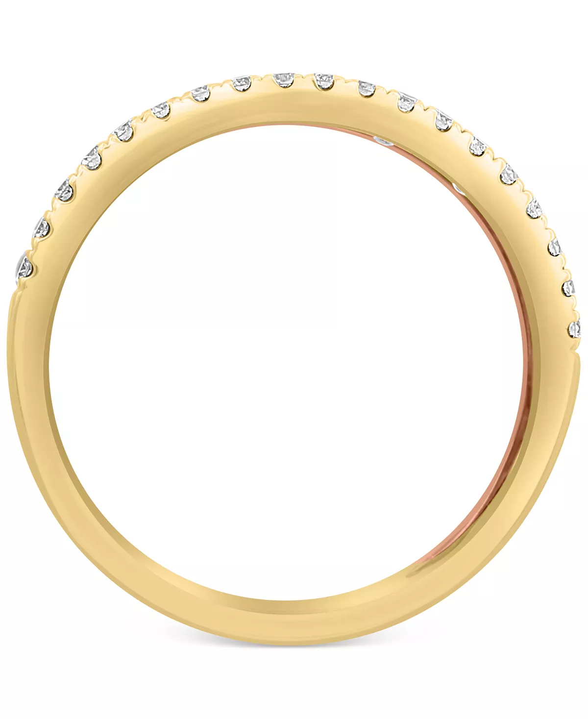 EFFY Collection ® Multirow Diamond Statement Ring (7/8 Ct. T.w.) In 14k Tricolor Gold 5 EFFY Collection ® Multirow Diamond Statement Ring (7/8 Ct. T.w.) In 14k Tricolor Gold - Image 5