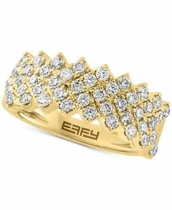 EFFY Collection ® Diamond Checkerboard Ring (1 Ct. T.w.) In 14k Gold -rings shop 20282411 fpx