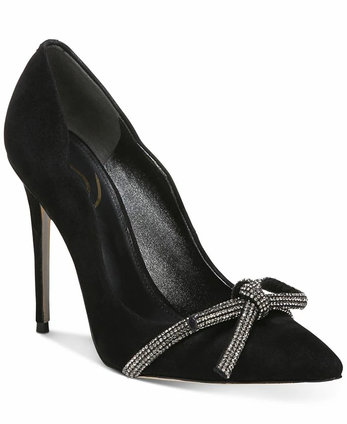 Sam Edelman Deela Rhinestone Bow Pumps 1 Sam Edelman Deela Rhinestone Bow Pumps