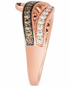 Le Vian Multicolor Diamond Swirl Ring (1/2 Ct. T.w.) In 14k Rose Gold 9 Le Vian Multicolor Diamond Swirl Ring (1/2 Ct. T.w.) In 14k Rose Gold -rings shop 20348970 fpx