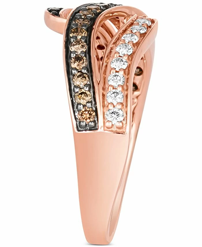 Le Vian Multicolor Diamond Swirl Ring (1/2 Ct. T.w.) In 14k Rose Gold 4 Le Vian Multicolor Diamond Swirl Ring (1/2 Ct. T.w.) In 14k Rose Gold - Image 4