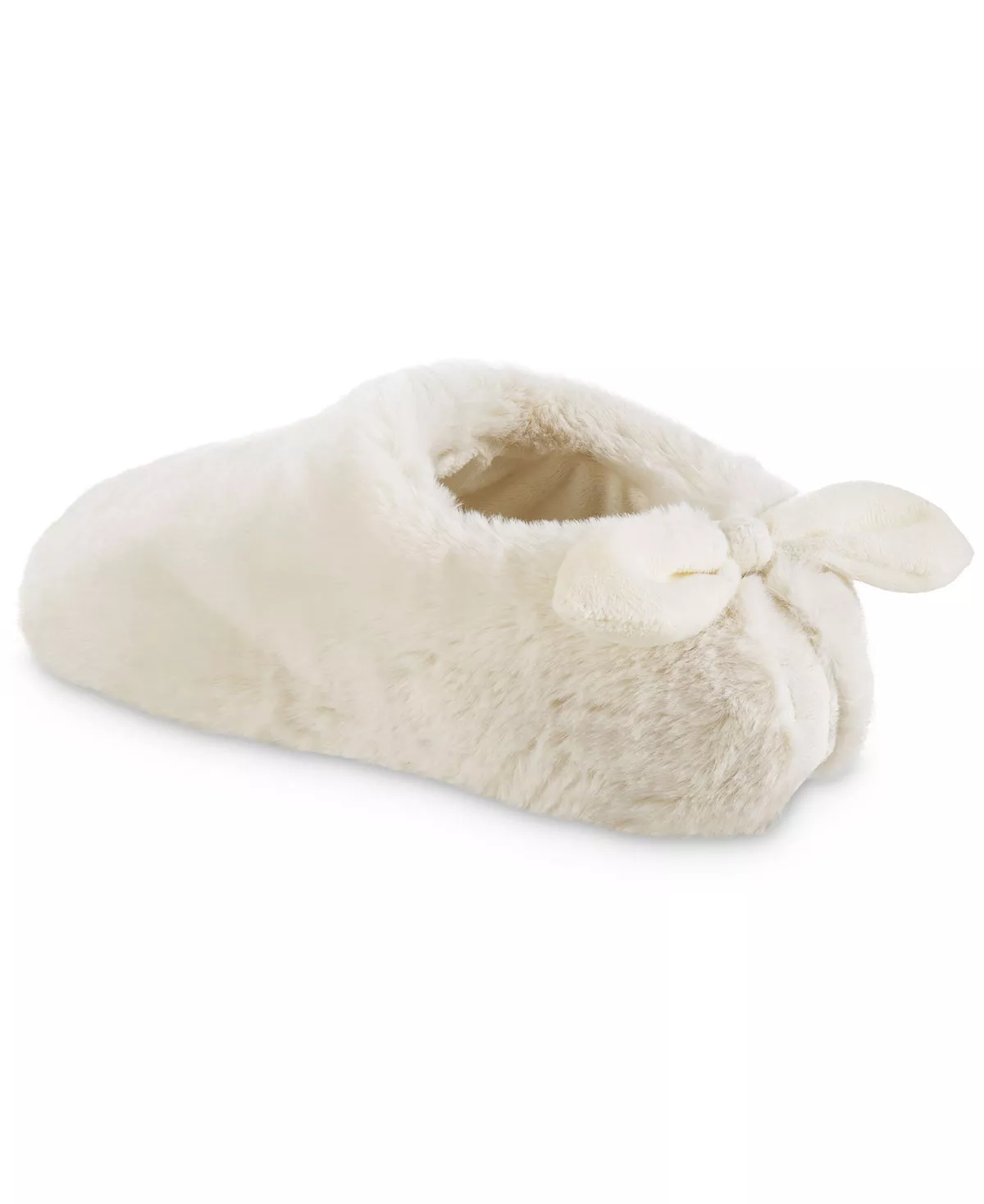 Isotoner Signature Women's Memory Foam Faux Fur Shay Slippers 6 Isotoner Signature Women's Memory Foam Faux Fur Shay Slippers - Image 6