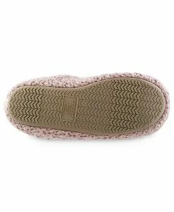 Isotoner Signature Women's Chunky Knit Sutton Hoodback Slippers -rings shop 20422761 fpx
