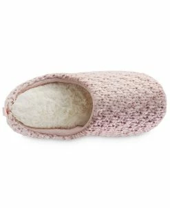 Isotoner Signature Women's Chunky Knit Sutton Hoodback Slippers -rings shop 20422766 fpx