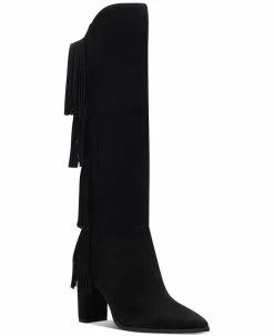 INC International Concepts Yomesa Fringe Boots, Created For Macy's
