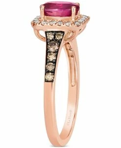 Le Vian Passion Ruby (3/4 Ct. T.w.) & Diamond (1/2 Ct. T.w.) Halo Ring In 14k Rose Gold 9 Le Vian Passion Ruby (3/4 Ct. T.w.) & Diamond (1/2 Ct. T.w.) Halo Ring In 14k Rose Gold -rings shop 20492293 fpx