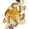 Le Vian Crazy Collection® Multi-Gemstone Swirling Cluster Ring (6-1/4 Ct. T.w.) In 14k Gold