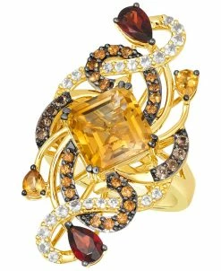 Le Vian Crazy Collection® Multi-Gemstone Swirling Cluster Ring (6-1/4 Ct. T.w.) In 14k Gold