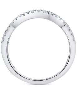 Macy's Diamond Halo Bridal Set (2 Ct. T.w.) In 14k White Gold -rings shop 20592397 fpx