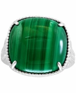 EFFY Collection ® Malachite Statement Ring In Sterling Silver (Also In Rose Quartz) 8 EFFY Collection ® Malachite Statement Ring In Sterling Silver (Also In Rose Quartz) -rings shop 20848672 fpx