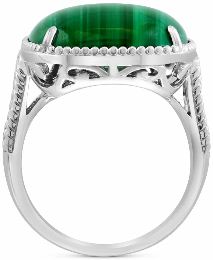 EFFY Collection ® Malachite Statement Ring In Sterling Silver (Also In Rose Quartz) 4 EFFY Collection ® Malachite Statement Ring In Sterling Silver (Also In Rose Quartz) - Image 4