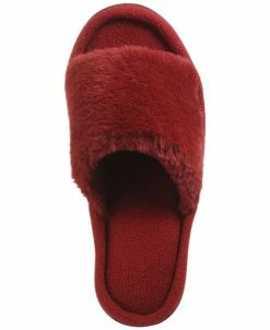 Isotoner Signature Women's Laurel Faux Fur Slide Slippers -rings shop 21027129 fpx
