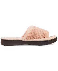 Isotoner Signature Women's Laurel Faux Fur Slide Slippers -rings shop 21027138 fpx