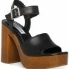 Steve Madden Women's Kye Two-Piece Wooden Platform Sandals