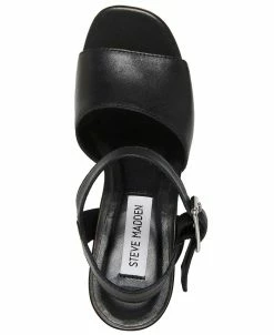 Steve Madden Women's Kye Two-Piece Wooden Platform Sandals -rings shop 21030297 fpx