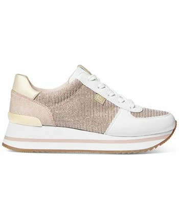 Michael Kors Women's Monique Knit Trainer Lace-Up Sneakers 2 Michael Kors Women's Monique Knit Trainer Lace-Up Sneakers - Image 2
