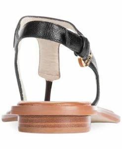 Michael Kors Women's MK Plate Flat Thong Sandals -rings shop 2124561 fpx