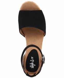 Style & Co Ney Wedge Sandals, Created For Macy's -rings shop 21260619 fpx
