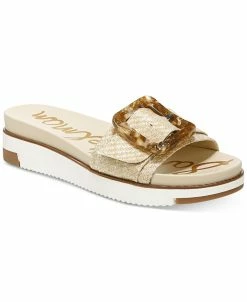 Sam Edelman Women's Ariane Platform Buckle Slide Sandals