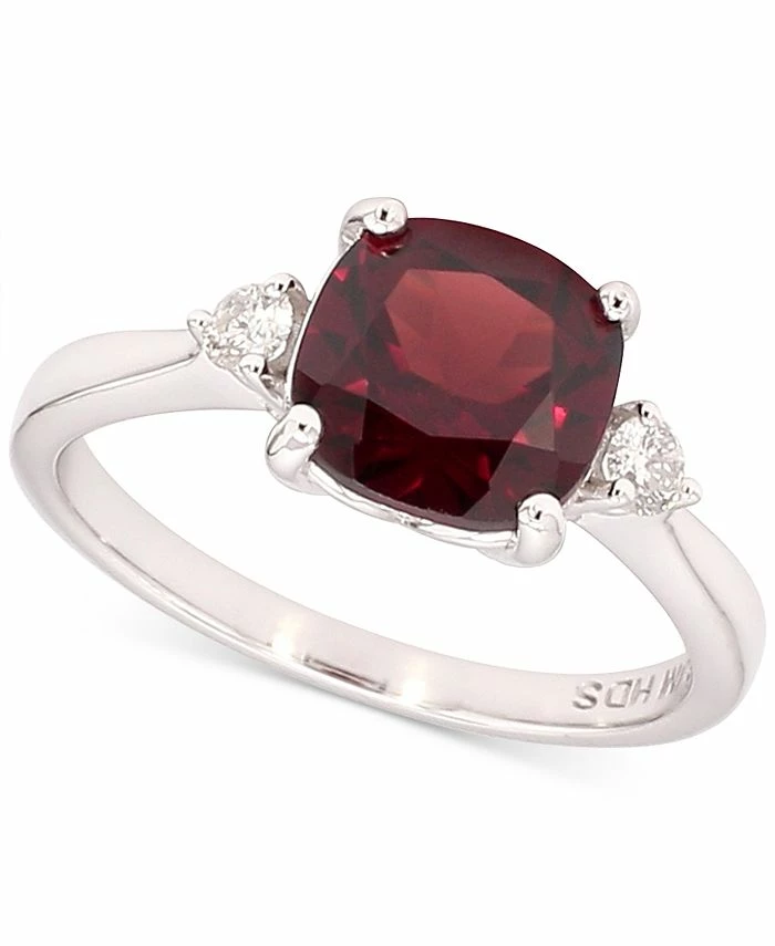 Macy's Garnet (2-3/8 Ct. T.w.) & Diamond (1/8 Ct. T.w.) Ring In 10k Gold (Also In Citrine) 1 Macy's Garnet (2-3/8 Ct. T.w.) & Diamond (1/8 Ct. T.w.) Ring In 10k Gold (Also In Citrine)