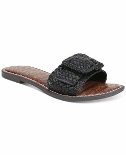 Sam Edelman Women's Gabriela Woven Buckle Slide Sandals