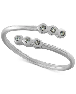 Giani Bernini Cubic Zirconia Bezel Bypass Ring, Created For Macy's -rings shop 21470615 fpx