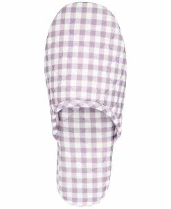 Charter Club Women's Quilted Gingham Clog Slipper -rings shop 21649150 fpx